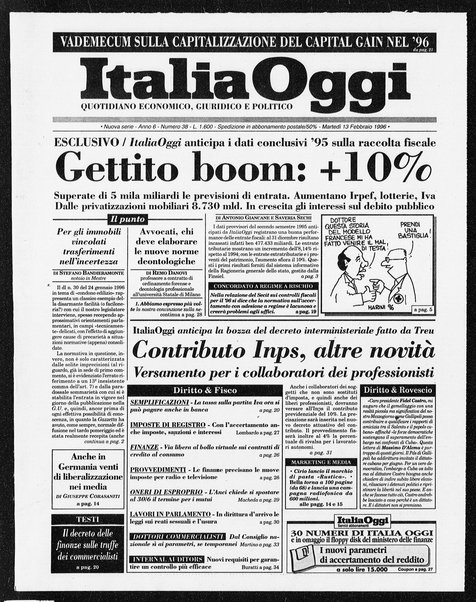 Italia oggi : quotidiano di economia finanza e politica